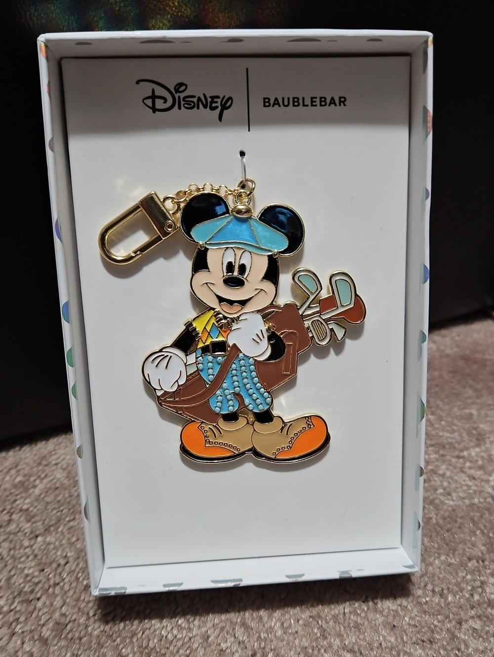 BaubleBar Disney - Mickey Golf Bag Charm